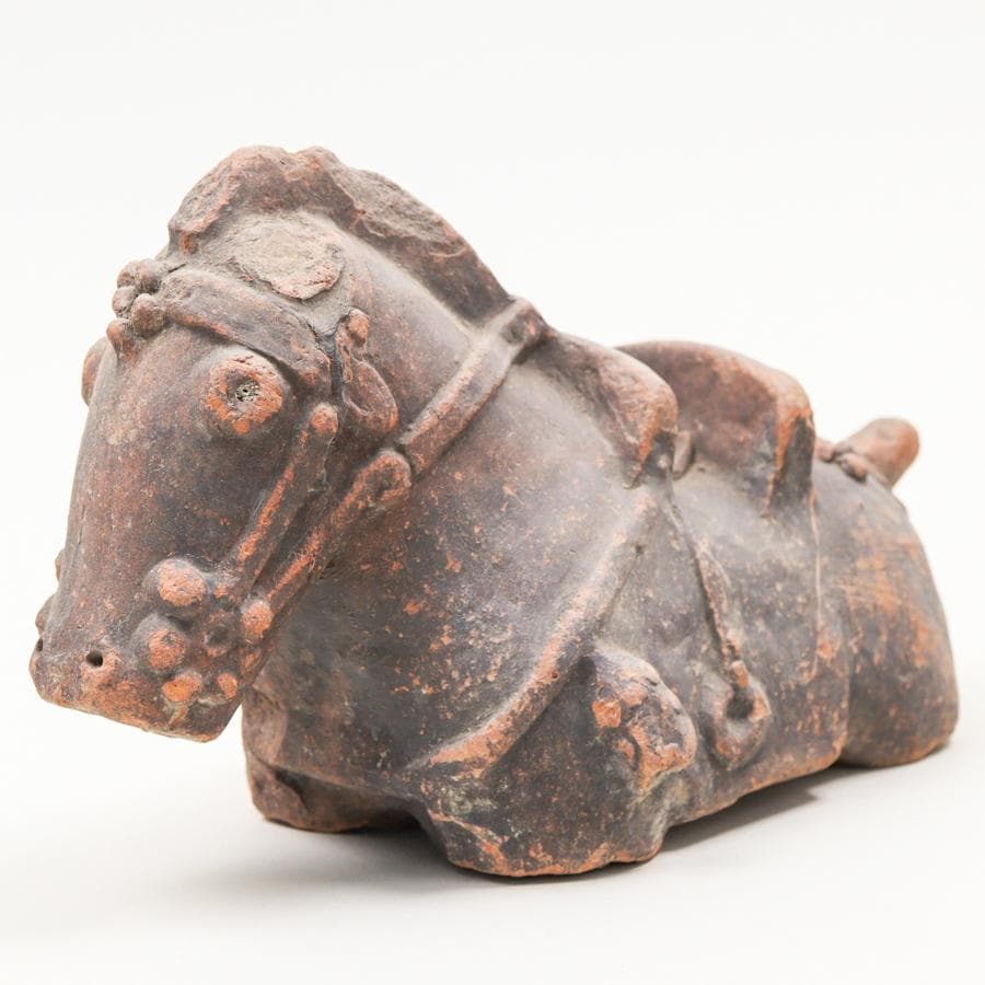 埴輪馬 発掘 土器 古墳 動物埴輪 ハニワ