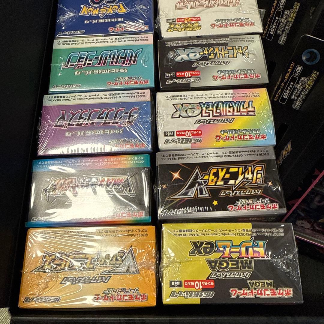 ポケモンカードゲーム 新品未開封BOX シュリンク付き　まとめ売り　絶版ほか