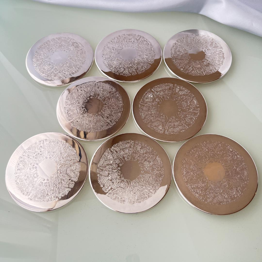 【英国】 プレースマット 23cm / コースター 10cm　各8枚