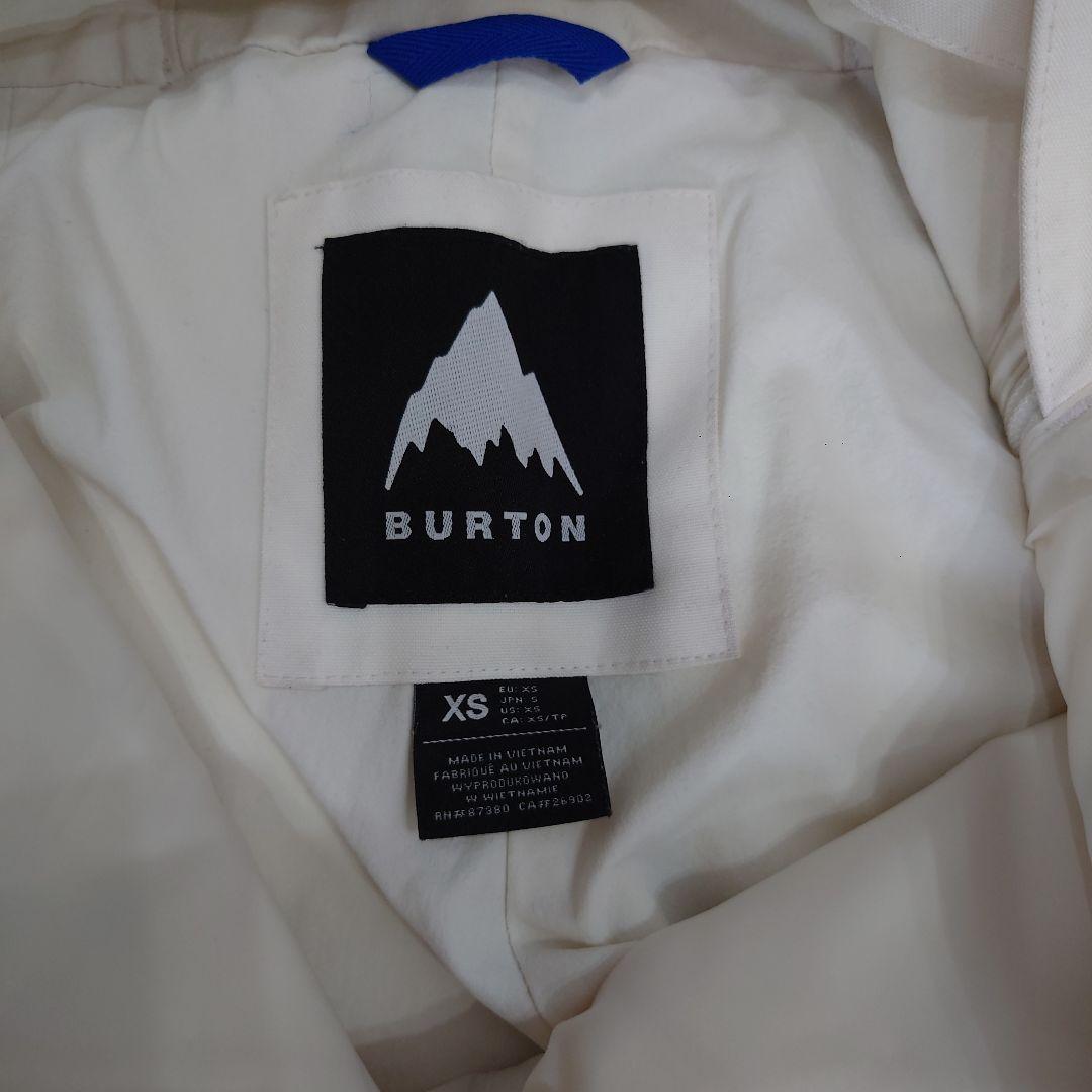 BURTON ホワイト ビブパンツ XSサイズ レディース