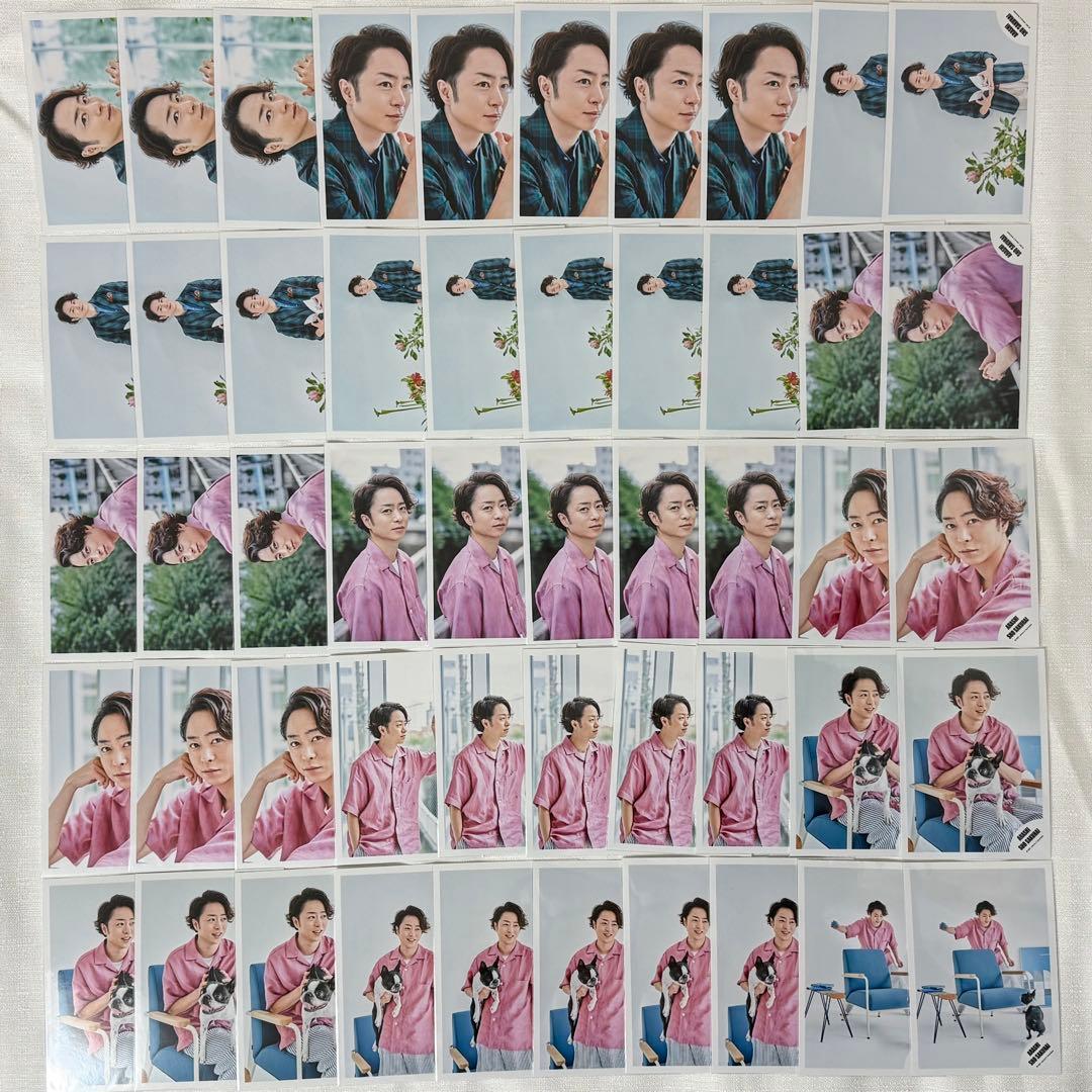 【まとめ売り】嵐 公式写真 個人ソロ 櫻井翔 585枚 フォトセ6点