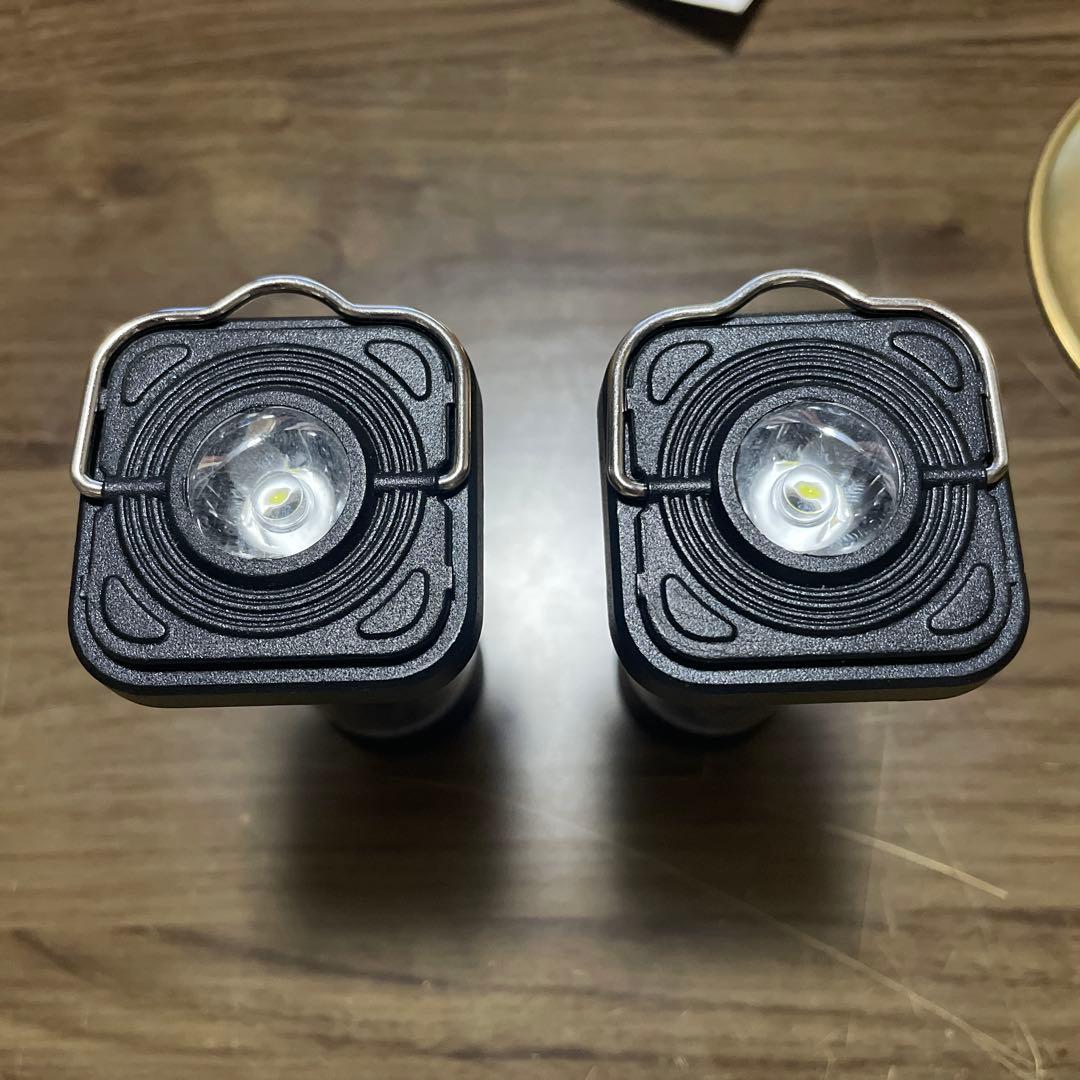 NATURA LEDライト　LEDランタン レザーカバー　真鍮シェード