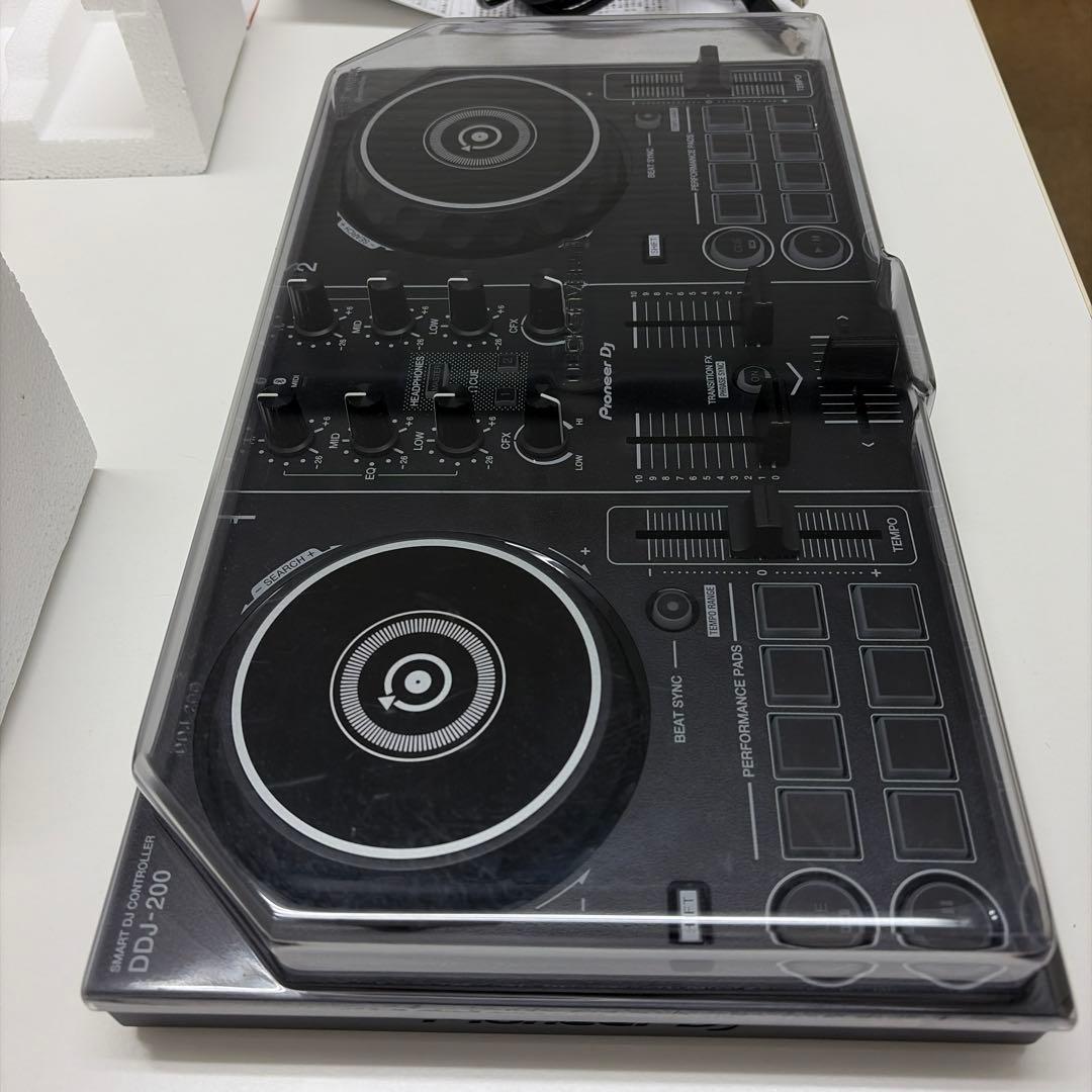 Pioneer DDJ-200 本体 + 保護カバー