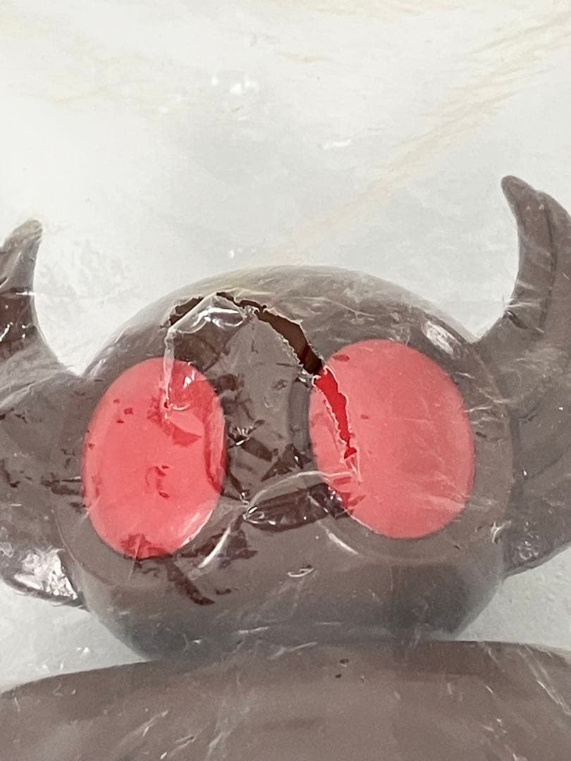 ノスタルジックヒーローズ 復刻 魔神バンダー 通常顔 ソフビ 未開封 袋痛み