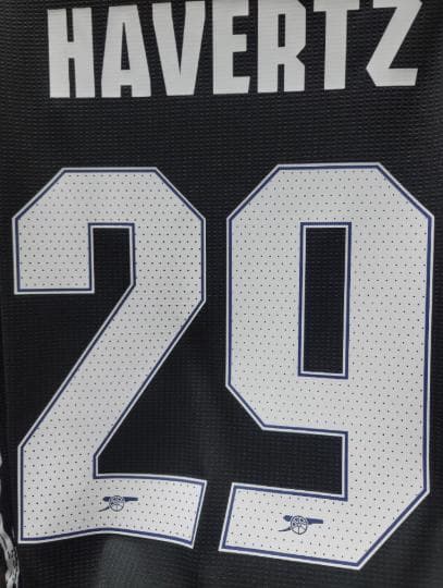 24/25 アーセナル アウェイ 長袖 サッカーユニフォーム 29番 ハヴァーツ