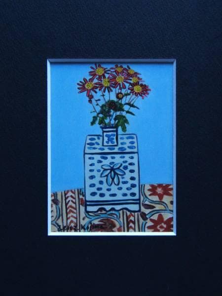 児島善三郎、小菊、希少画集画、新品高級額装付