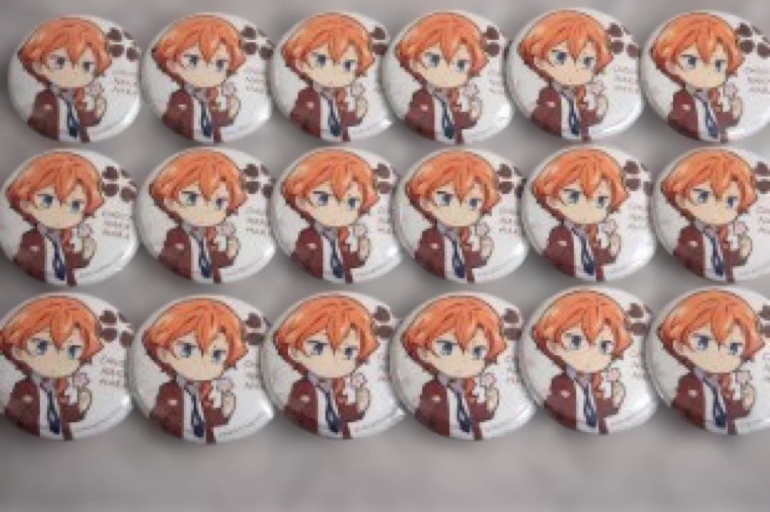 文豪ストレイドッグスわん! 中原中也 缶バッジ エイプリルフール 18個