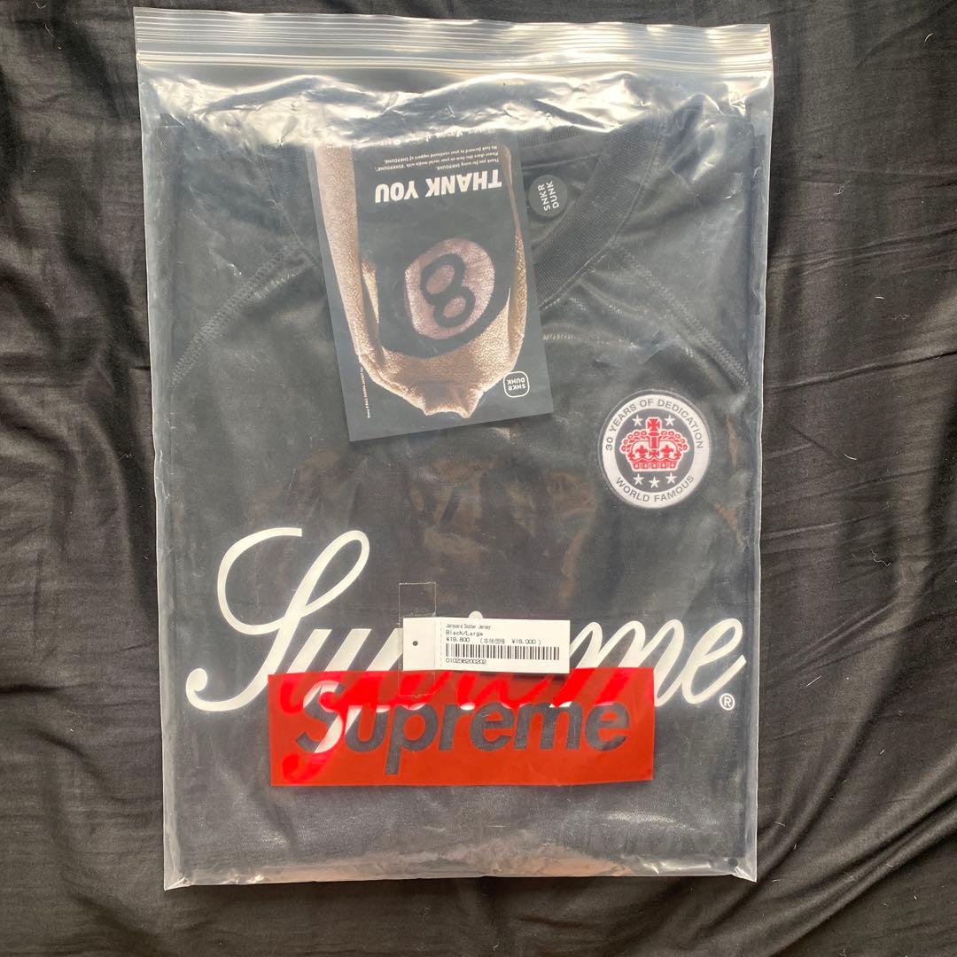 ウェア Supreme Jacquard Soccer Jersey \"black\"