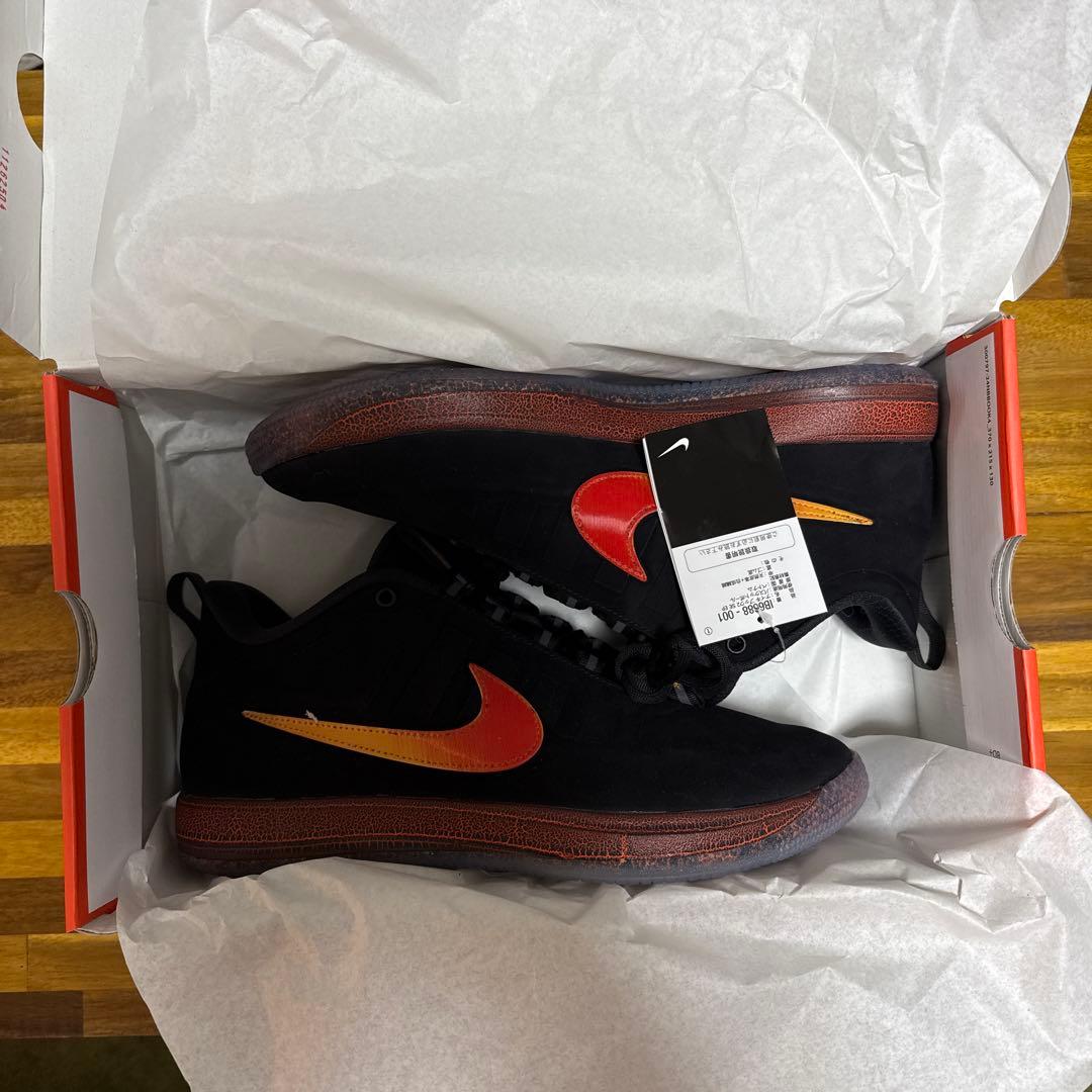 Nike バスケットボールシューズ 黒/オレンジ　book2 29cm