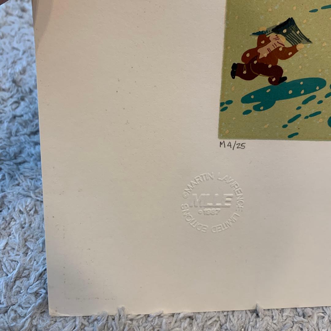 【大幅値下げ】ヒロヤマガタ　シルクスクリーン　フォーシーズン　冬