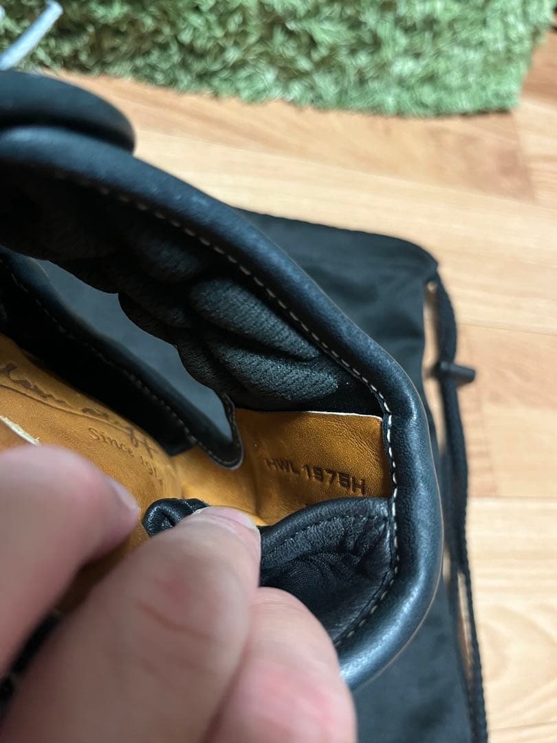 ウィルソンスタッフ 硬式内野手用グラブ 1975型 Wブラック×キャメル