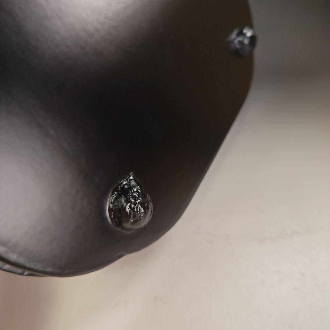 イ934 煙草盆『海田宗恵』『三代宗旦好写　一閑手付木瓜型　莨盆　胡桃足　共箱』