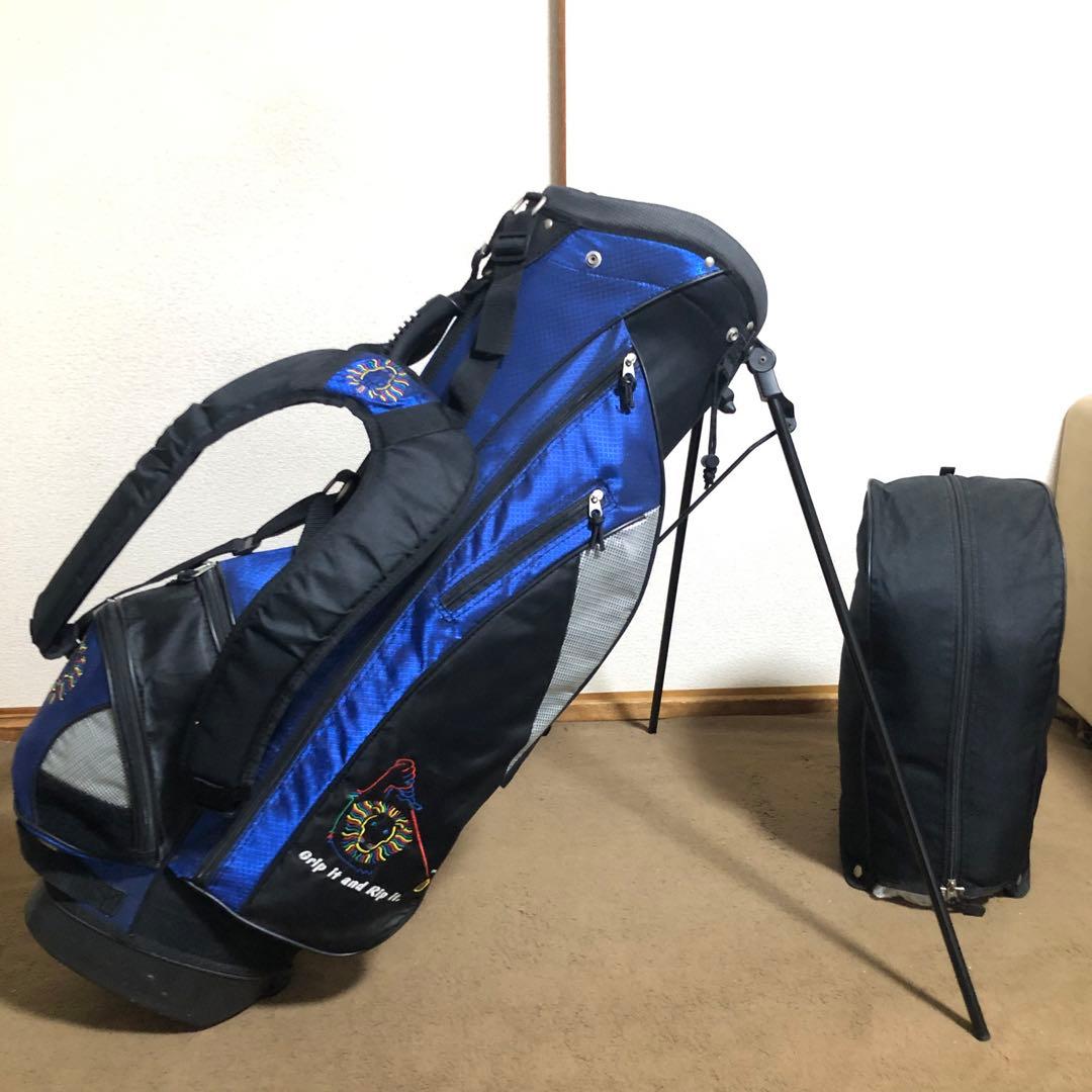 入手困難 ジョンデーリー キャディーバッグ ゴルフバッグ スタンド式 美品 希少