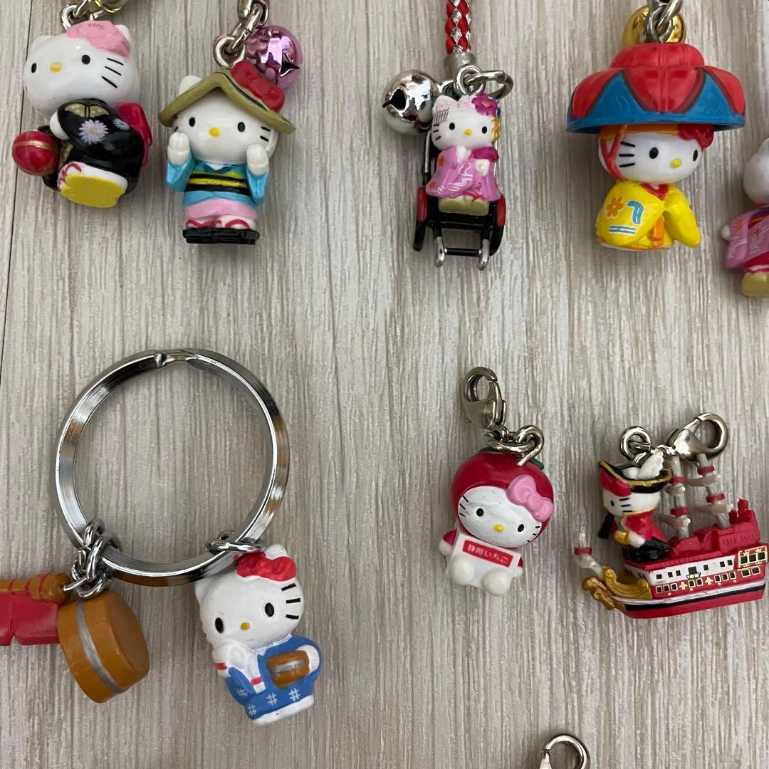 ご当地ハローキティ　ストラップ　レア　まとめ売り　地域限定　平成　根付け　キティ