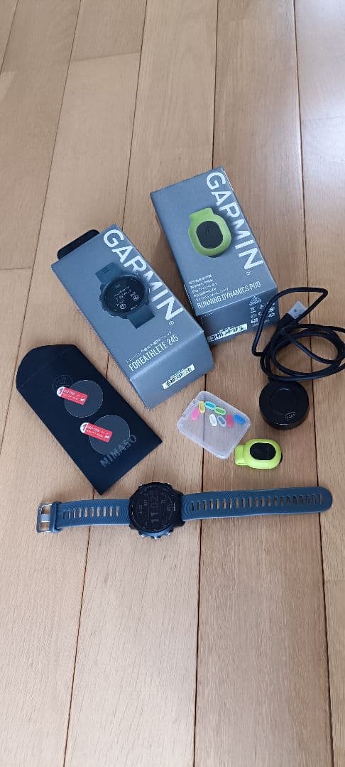 GARMIN Forerunner 245 POD付き ランニングウォッチ