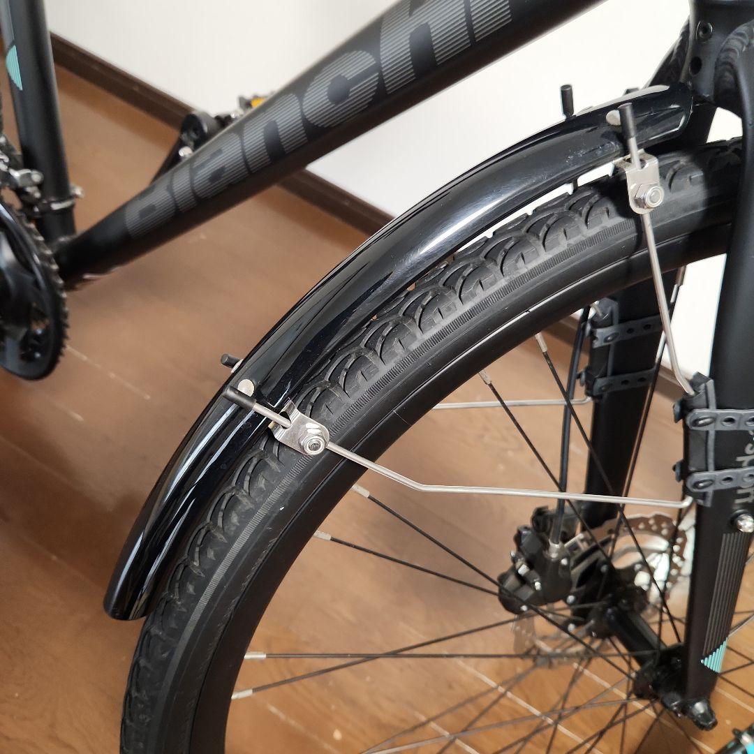 美品【名古屋・手渡限定】ビアンキ★c-sport2 43サイズ ブラック