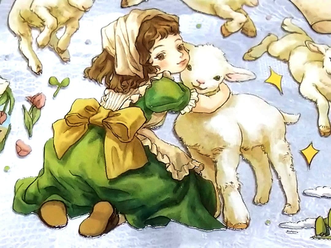 残２☆SALE✩再販✩J199＃朵拉的玩偶屋(晶透)切り売り海外人物マステ女の子