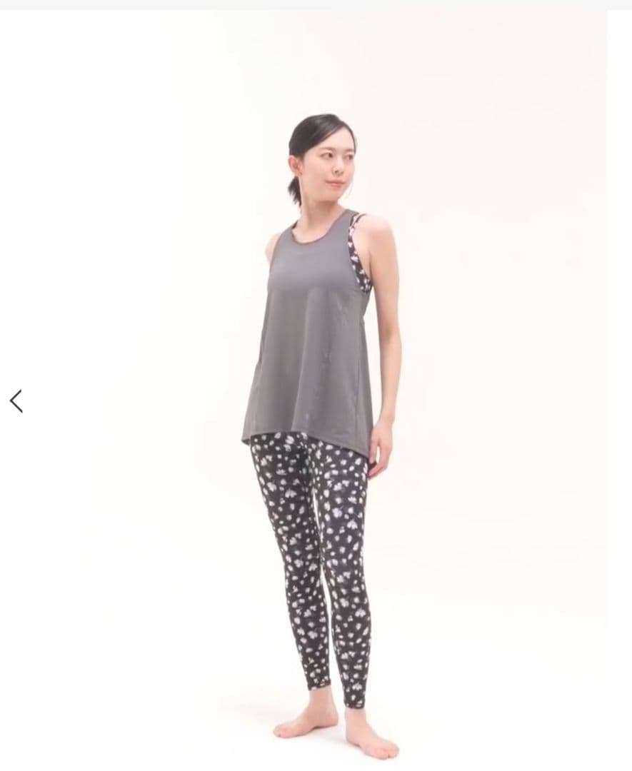 SUKALA フラワープリントセパレートタンクトップ黒　 Mサイズ 新品未開封