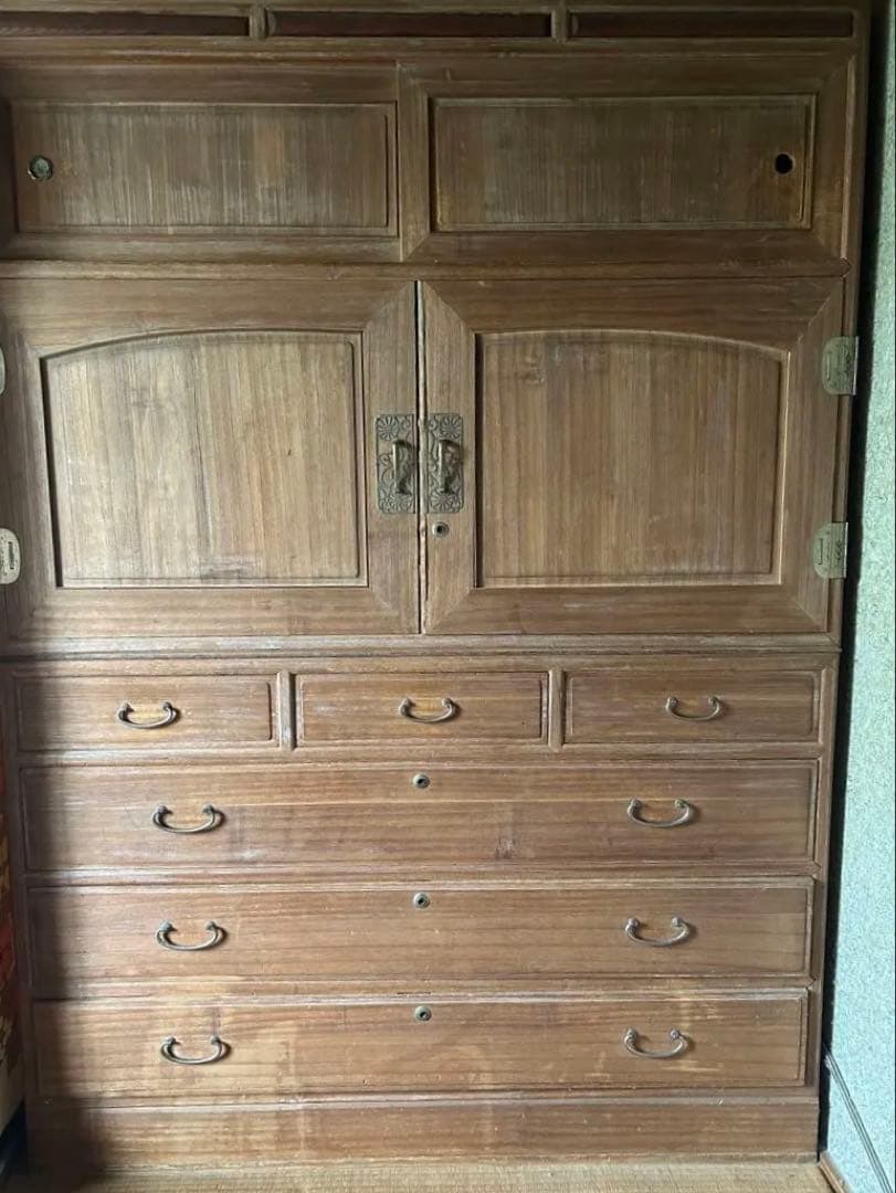 アンティーク　木製和風箪笥