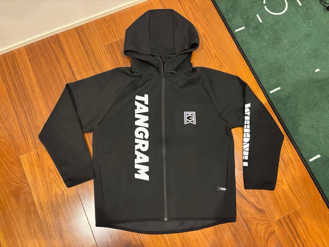 メンズウェア tangram LOGO DOUBLE KNIT FULL ZIP HOODIE