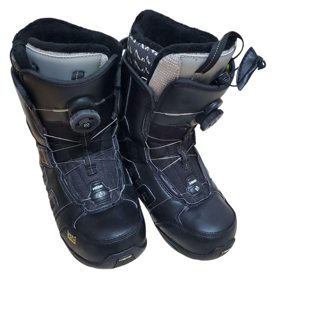head ヘッド プレミアム BOAダイヤル式スノーボードブーツ 黒/赤26cm