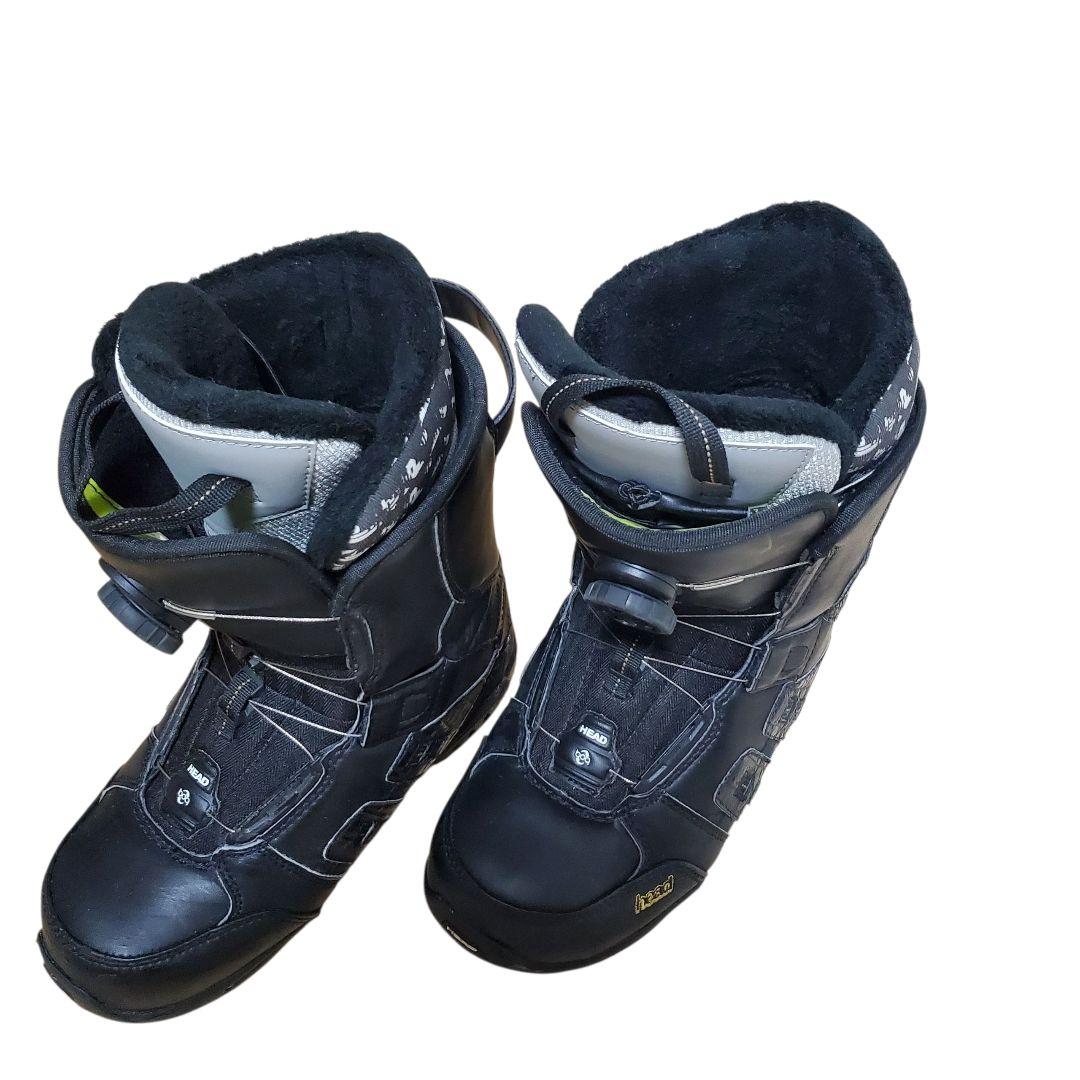 head ヘッド プレミアム BOAダイヤル式スノーボードブーツ 黒/赤26cm