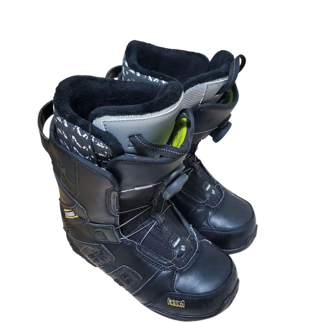 head ヘッド プレミアム BOAダイヤル式スノーボードブーツ 黒/赤26cm