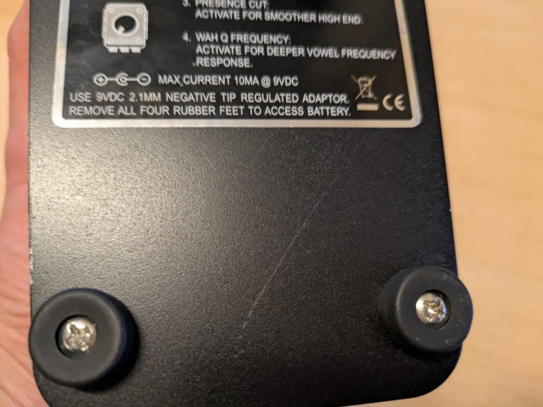 Xotic Wah XW-1 使用少なめ