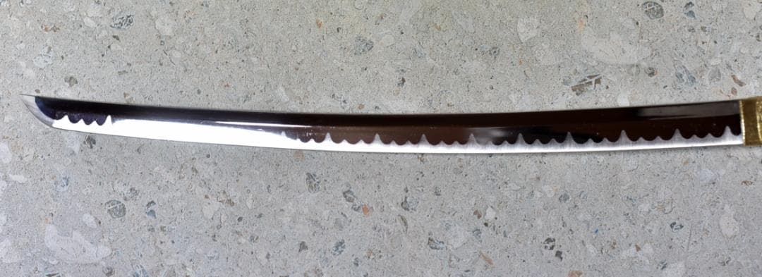 模造刀2振り（大刀、脇差）拵え山吹色　侍　武闘家　居合刀、日本刀