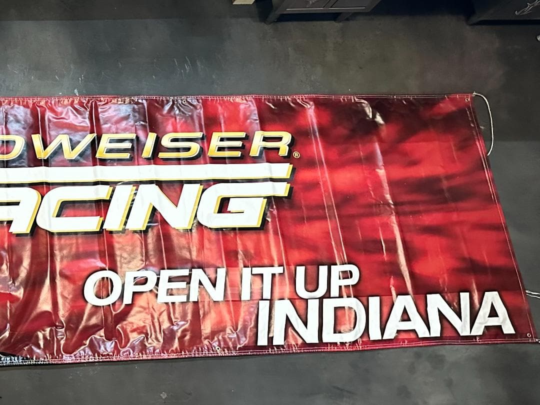 【超巨大 約9.7m】NASCAR BudweiserRacing バナー非売品