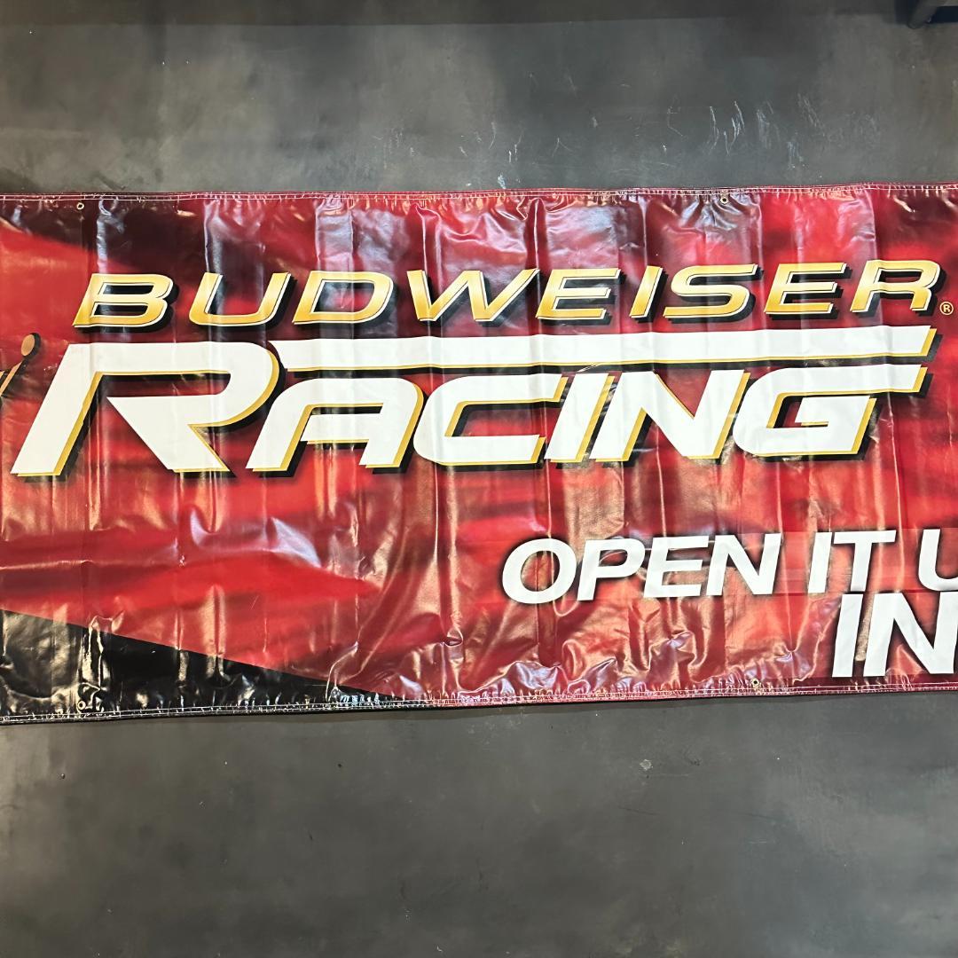 【超巨大 約9.7m】NASCAR BudweiserRacing バナー非売品