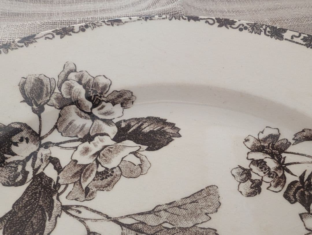 フランス アンティーク エミールブルジョワ 平皿