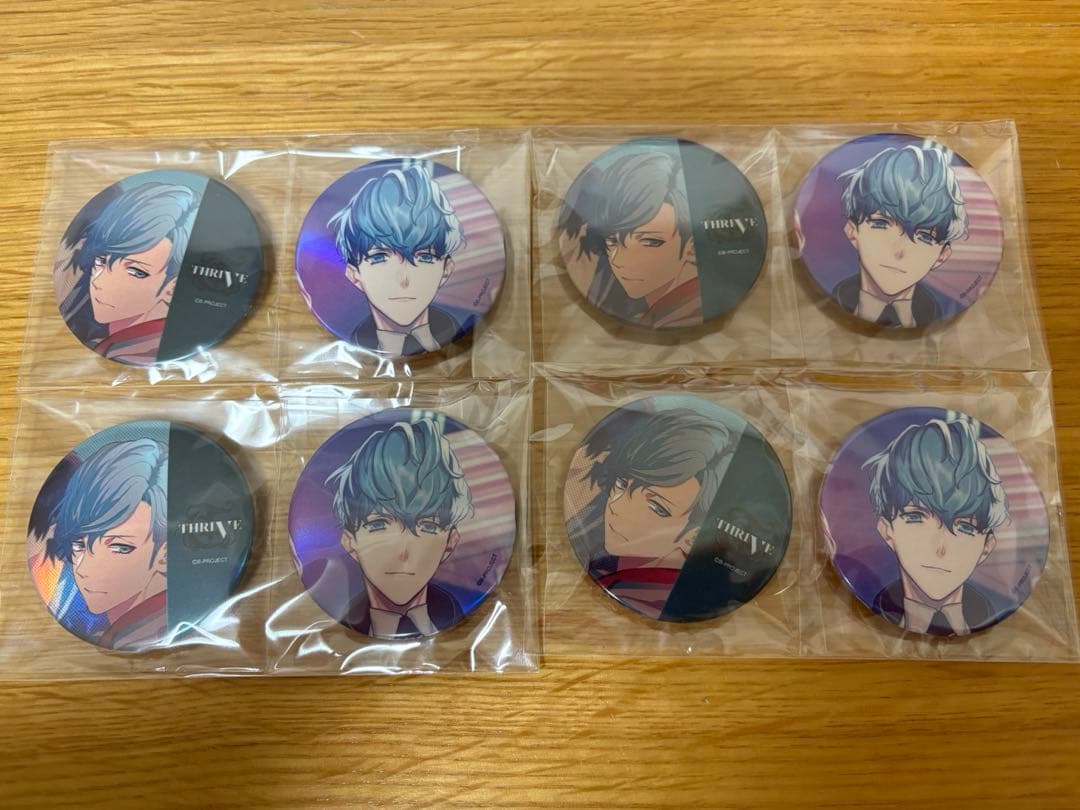 Bプロ　愛染健十　オーロラ缶バッジ