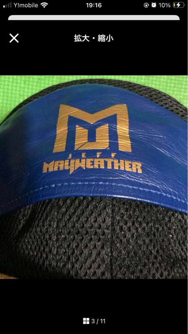最終価格Mayweather サイン入り TITTLE本革パンチングミット