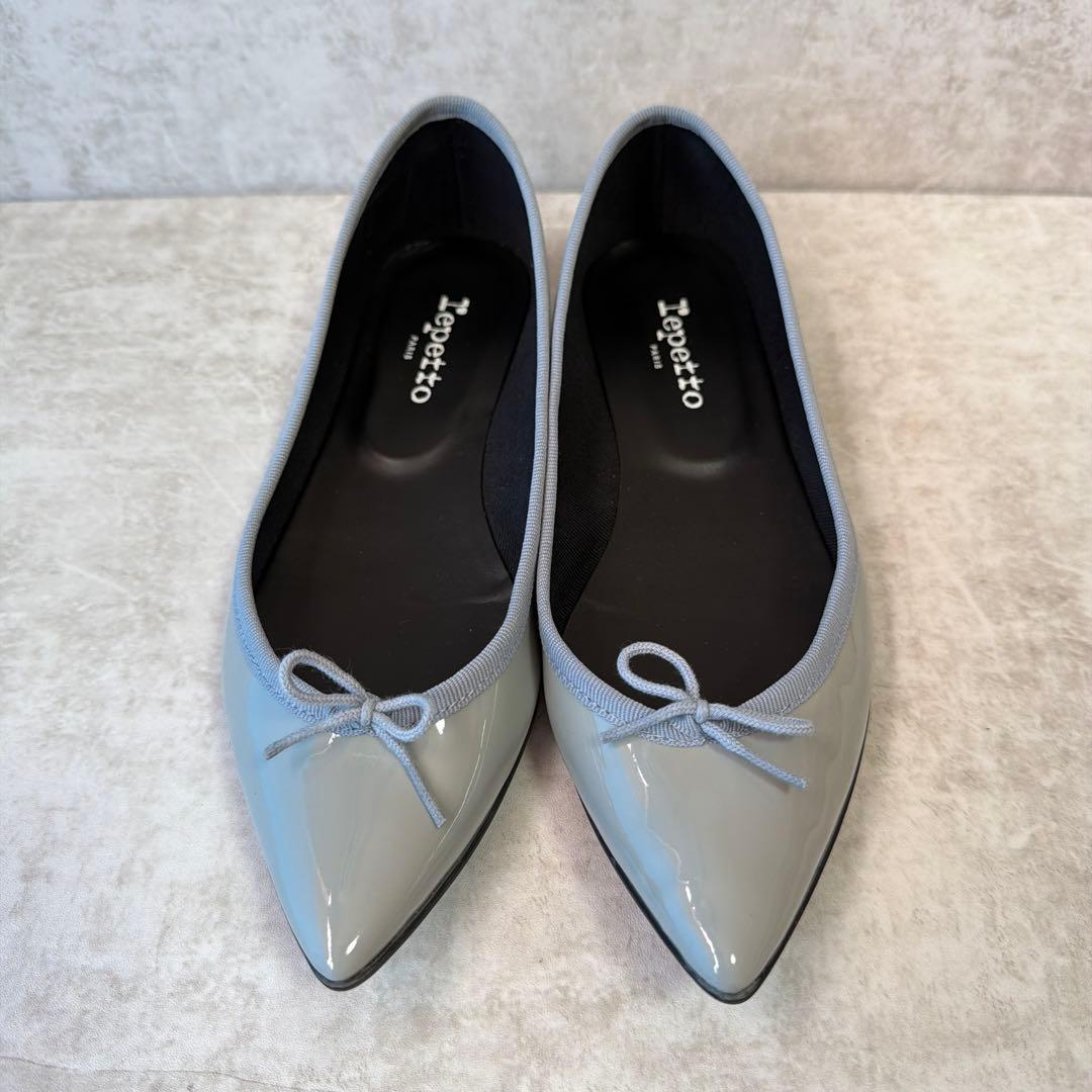 Repetto レペット エナメル バレエシューズ 23.5cm ブリジット