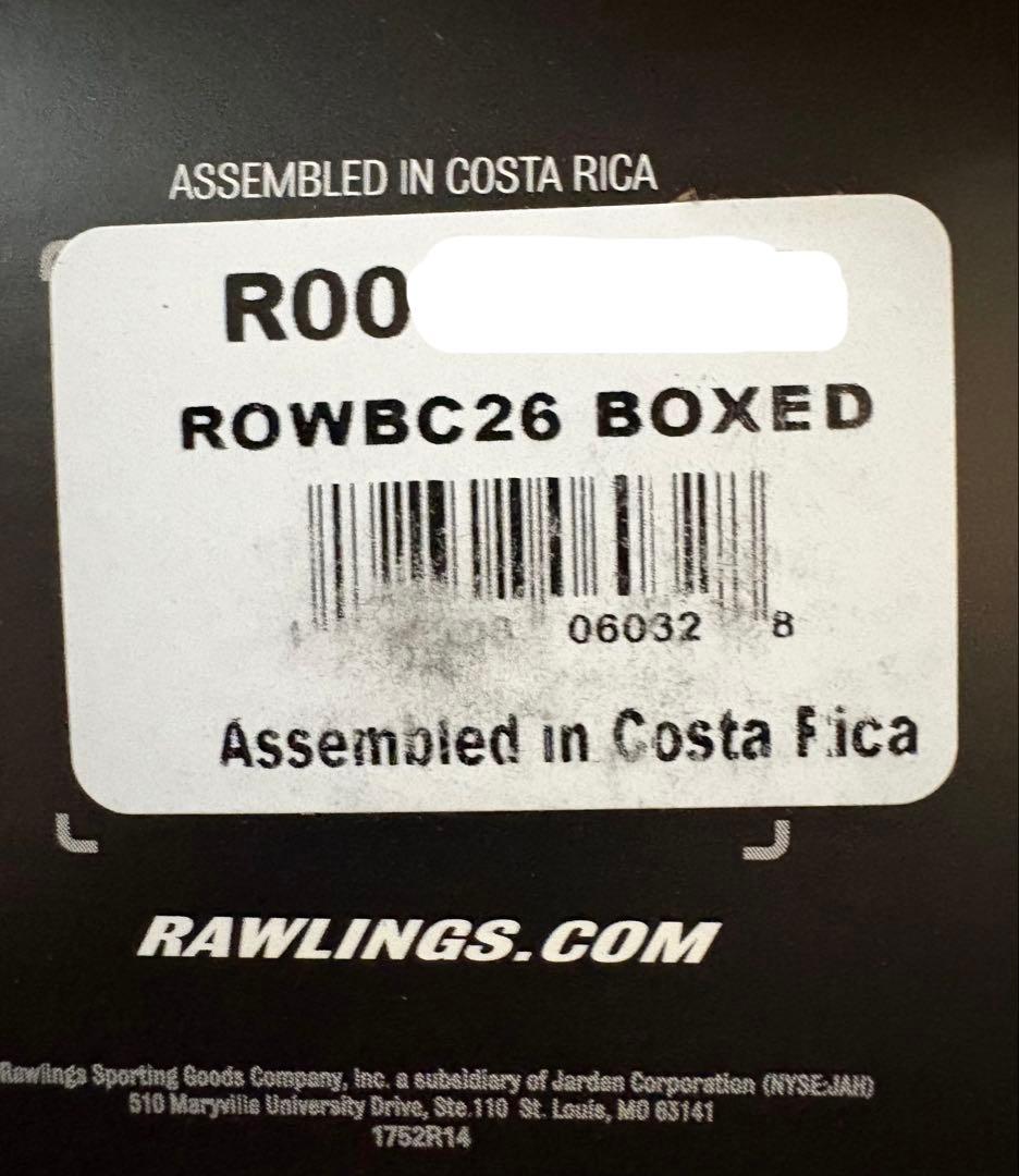 WBC 2026 公式試合球 新品未使用 Rawlings正規品 箱入
