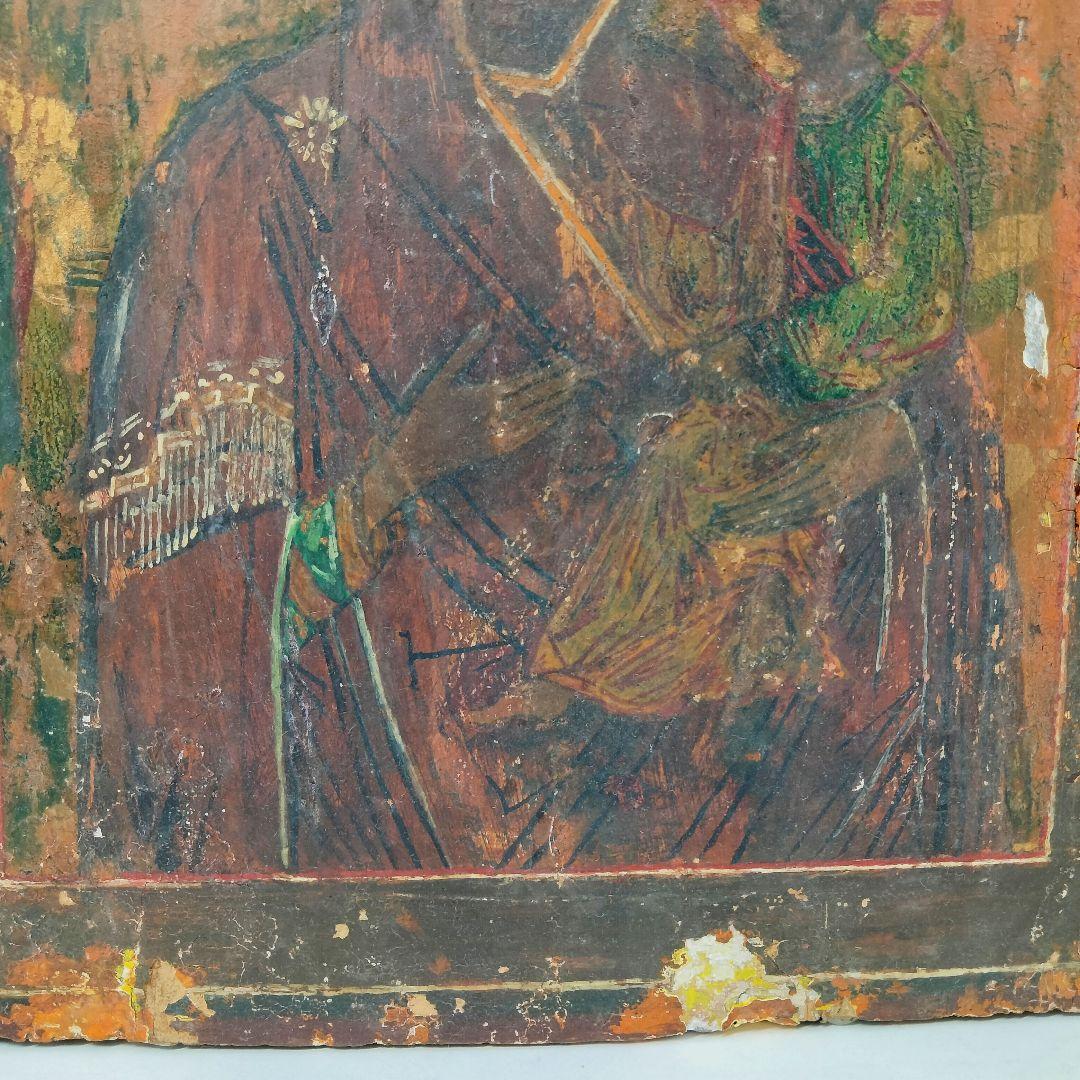 Ｍ170-3 隠れキリシタン肉筆板絵『ウラジーミルの生神女』　DD