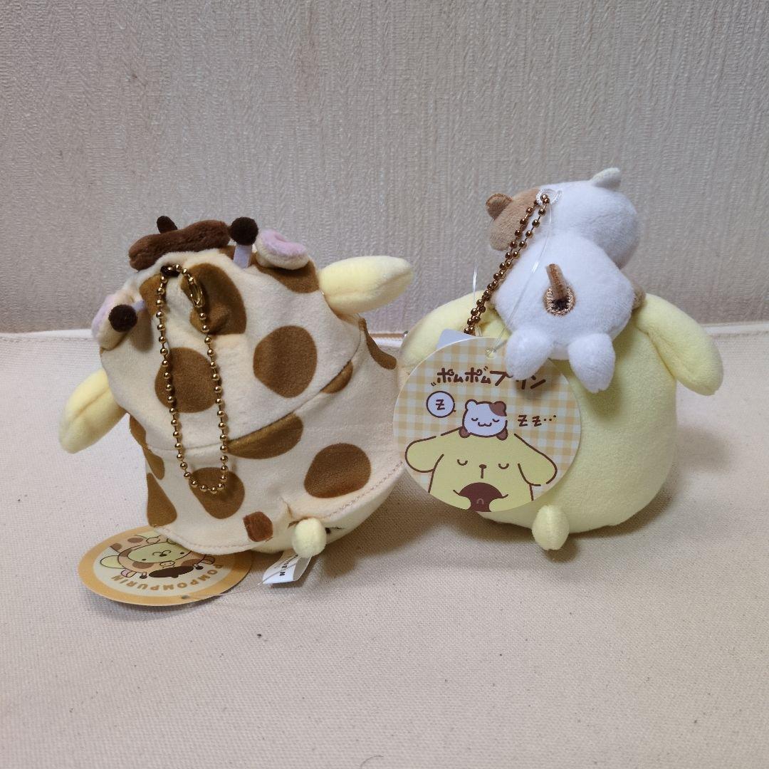 サンリオ　ポムポムプリンむにゅぐるみ