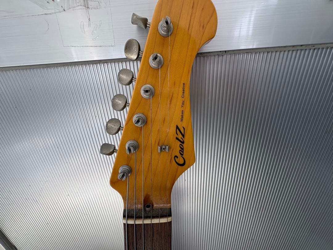 CoolZ エレキギター レッド ギターケース付き