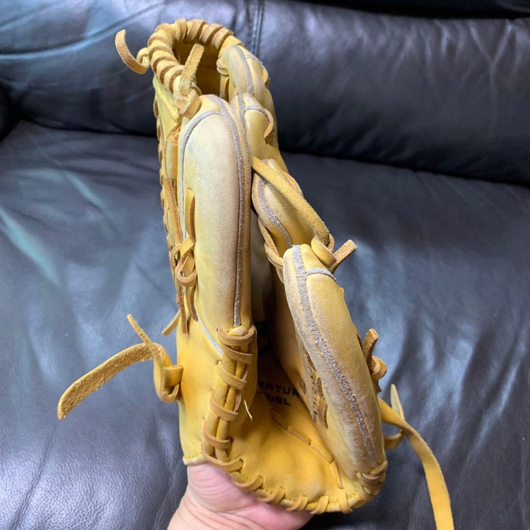 Nike 軟式グローブ Signature Model イエロー　松坂モデル