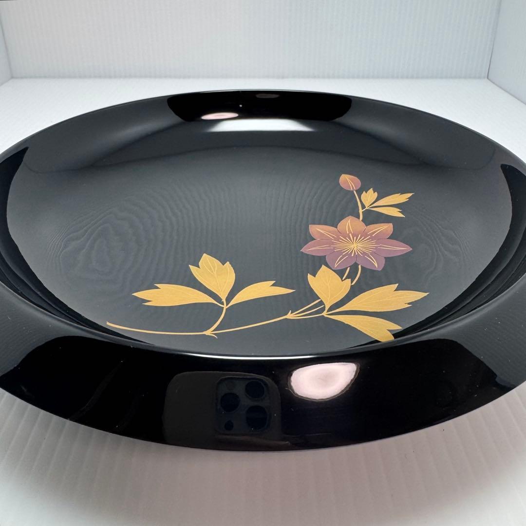 新品 輪島塗 漆皿 菓子皿 中皿 和食器 箸 セット伝統工芸 伝統工芸 輪島漆器