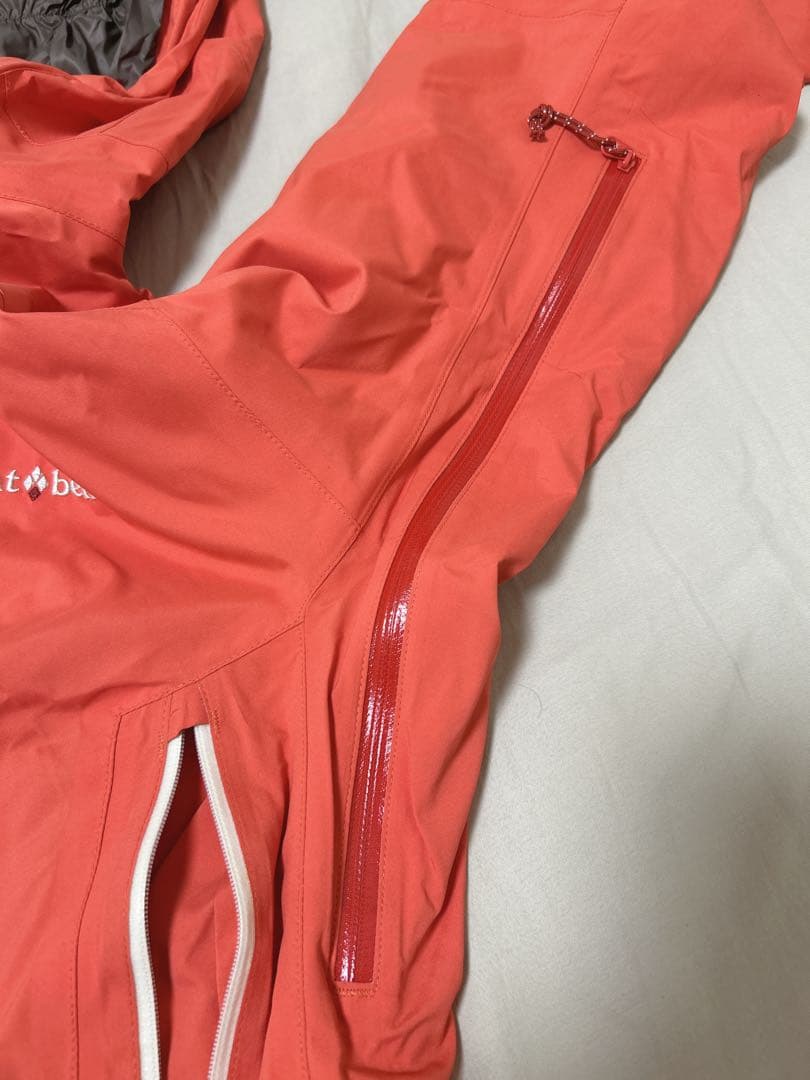 montbell xlサイズ オレンジジャケット ネイビー パンツセット