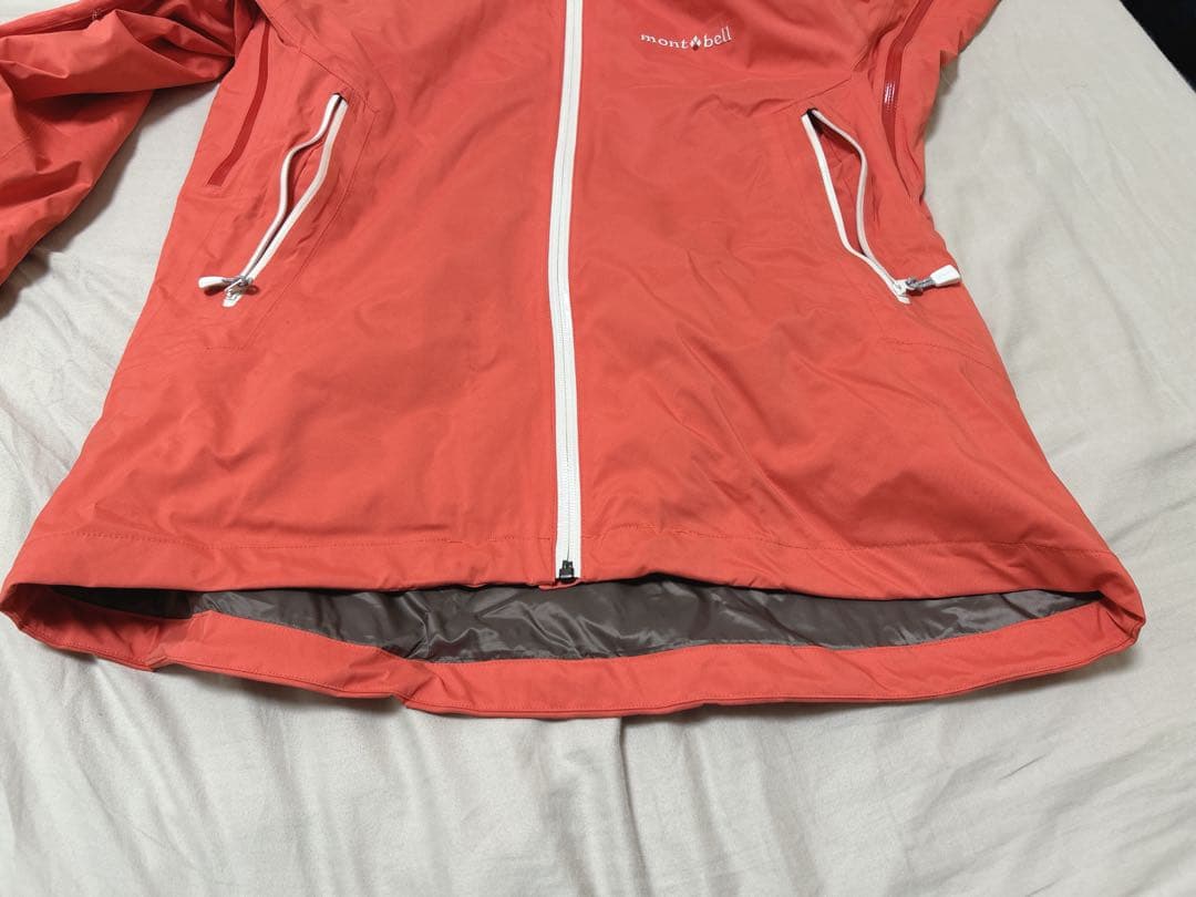 montbell xlサイズ オレンジジャケット ネイビー パンツセット
