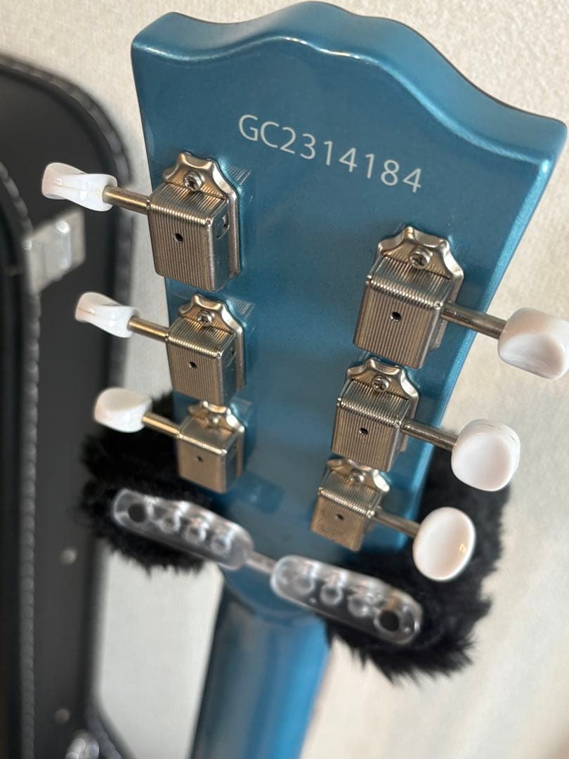 N*R様 GrassRoots レスポールジュニアPelham Blue ハード