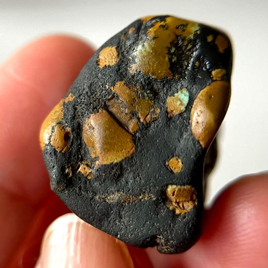 レア ターコイズ カラフル スパイダーウェブ 原石 58.8ct 天然石 鉱物