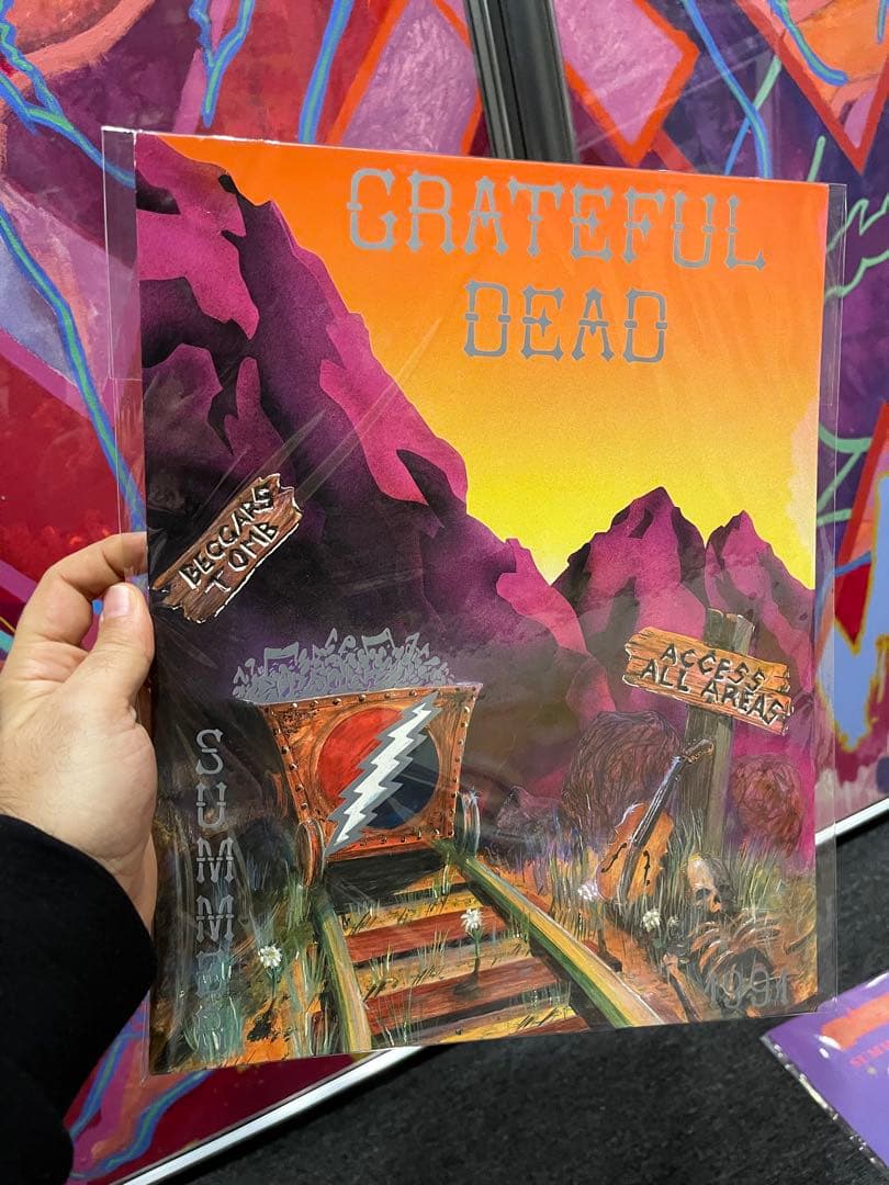 2000年代 グレイトフル・デッド ポスター ポストカード 大きいサイズ レア