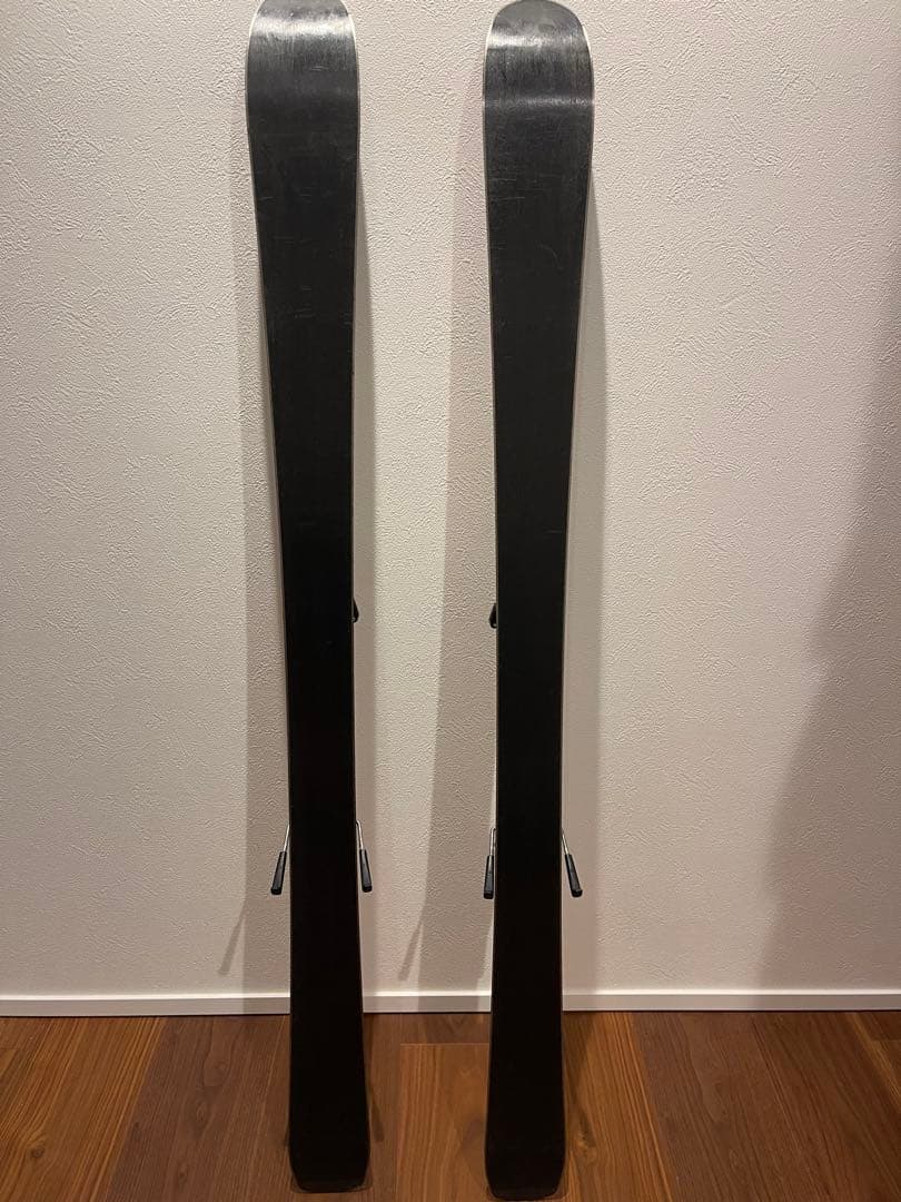 キッズ　スキー板118㎝　ビンディング　スキー靴　ストック　子供用　セット