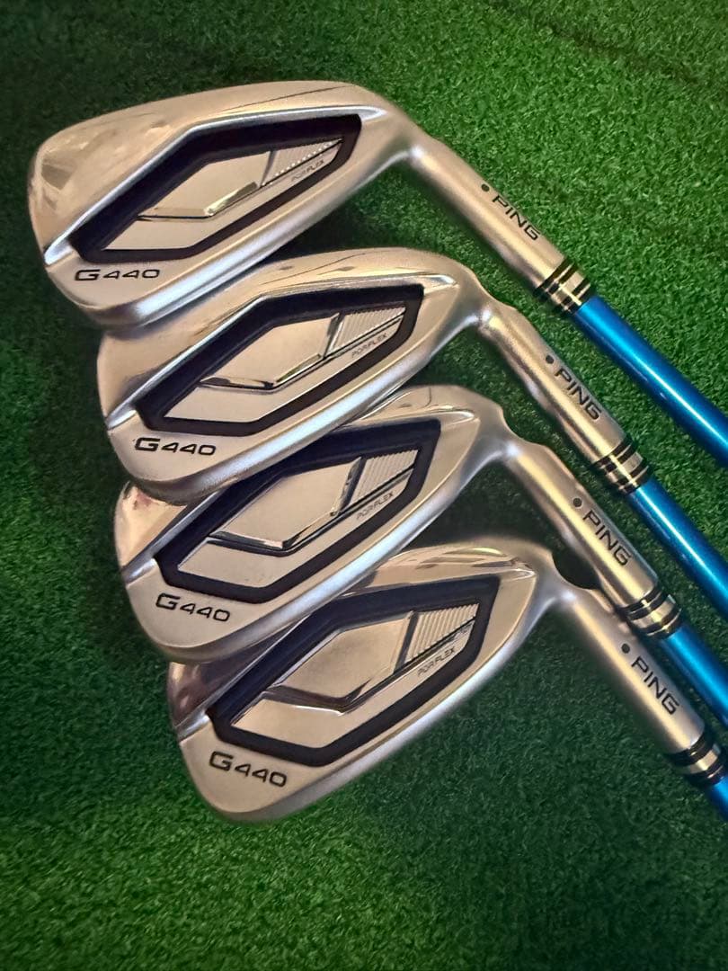 ピン G440 アイアン純正 ALTA JCB BLUE （R)4本セット