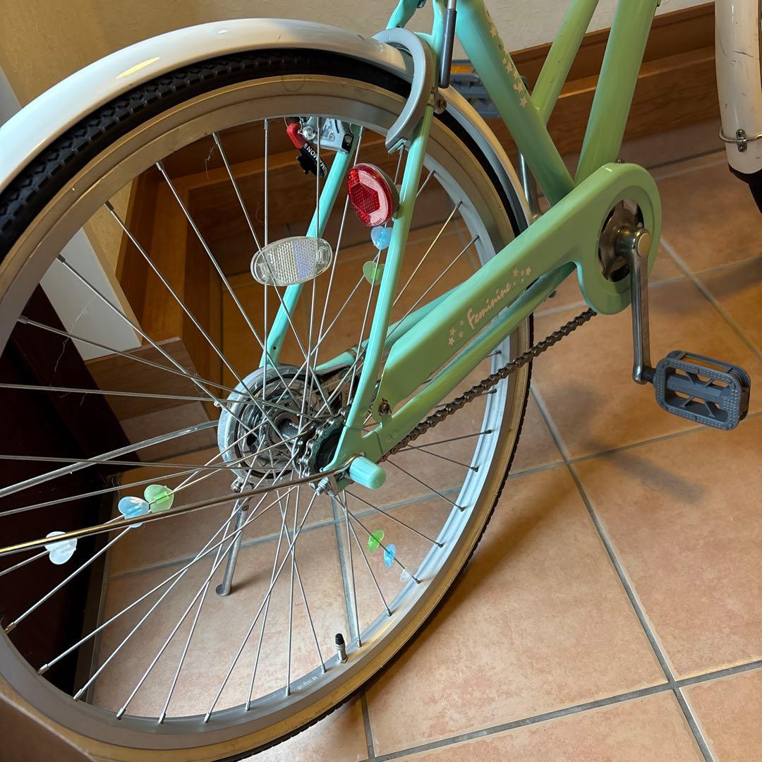 子供用自転車 ミントグリーン 24インチ