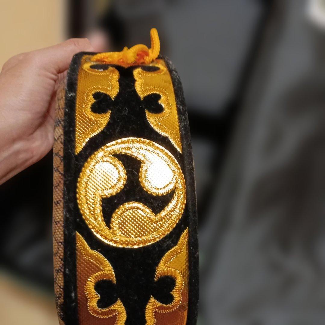 127,沖縄三線本体 ヘビ皮模様 付属品付き